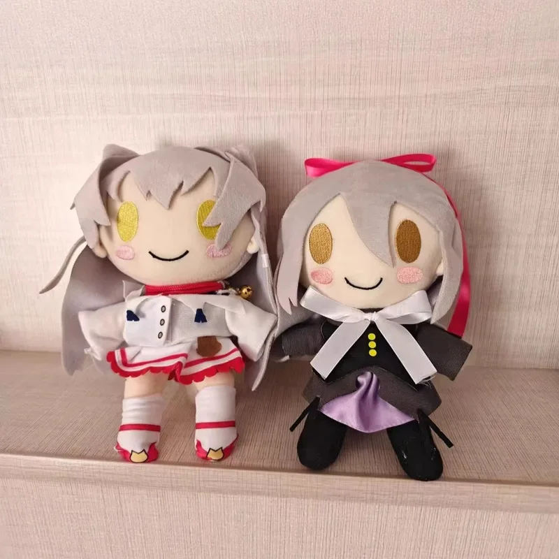 Sakura Bloom Anime Maya Fufu Plüschtier, schwarze Baumwolle, gefüllte Puppe, Kawaii-Charakter, Geschenk für Mädchen und Anime-Liebhaber