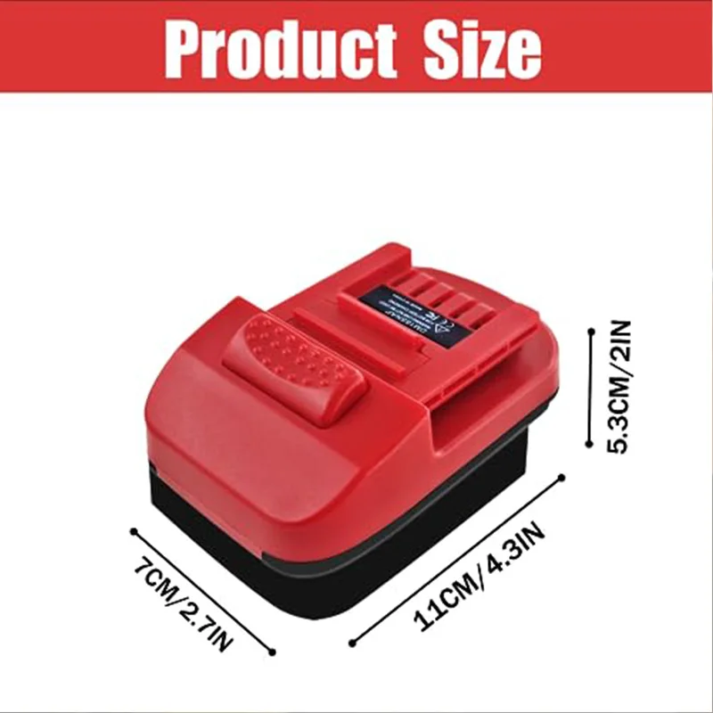 TPDL Battery Adapter for Snap on 18V Tools, for Dewalt 20V & for Milwaukee 18V M18 Lithium Battery Convert to for Snap-on 18V