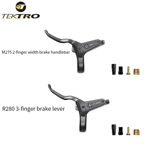 Imagen 2 del producto Frenos de disco hidráulicos TEKTRO M275/M285/R280 Manillar de freno de pinza Accesorios de reparación de palanca de 2/3 dedos Accesorios de bicicleta MTB de carretera