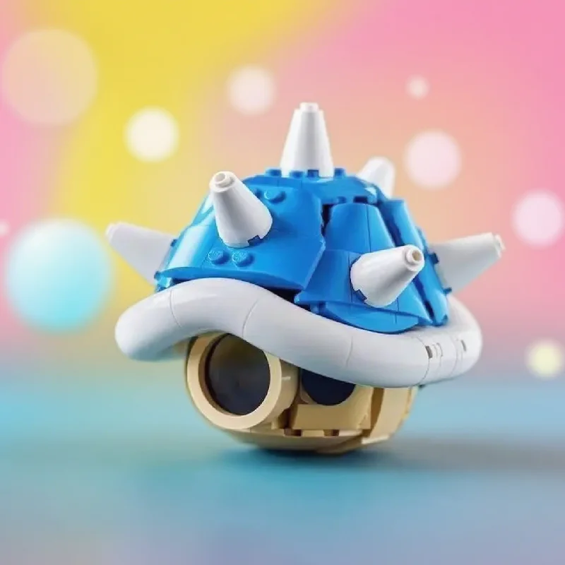 

«Стражи аниме в здании!» MOC 47733, модель черепахи, коллекция блоков, сделай сам, милый питомец, рождественские детские подарки на день рождения и