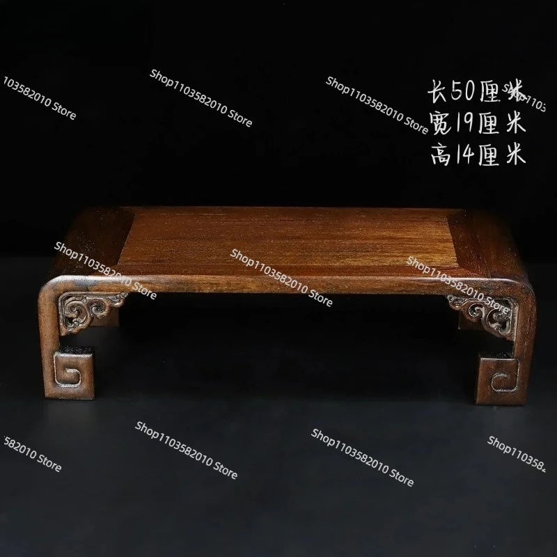 Retro Antique Solid Wood Kang Table, Old Rosewood Coffee Table Living Room Decoration Zen Style
