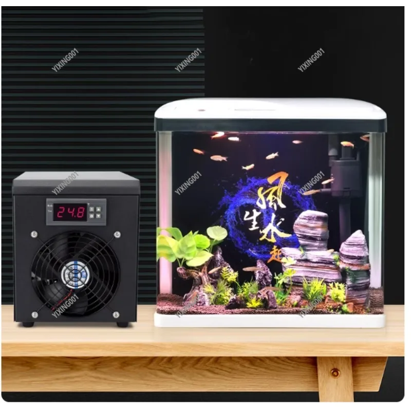 180W 60L Aquarium Water Chiller Heater - 10-40℃ Constant Temperature, Sustainable Refrigeration Fish Tank System