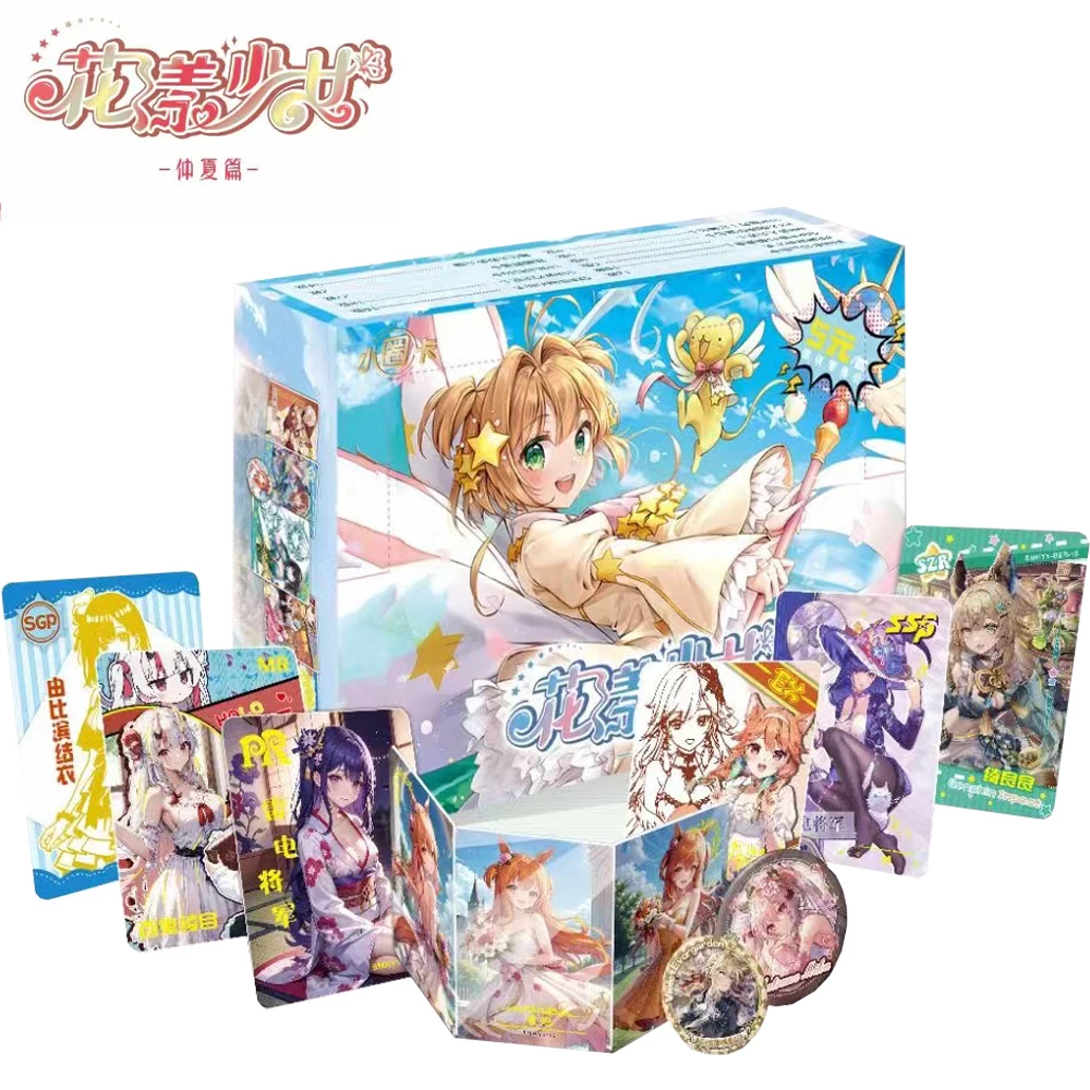 

Goddess Story Flower Girl Collection Cards Booster Box Waifu Card Tcg Anime Cute Girl Bikini Game Card Child Table Toys For Gift