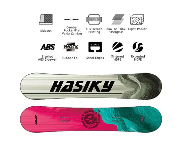Bild 3: Herstellerpreis Freestyle All-Mountain Snowboard für Herren Winter Holz-Sandwich-Konstruktion