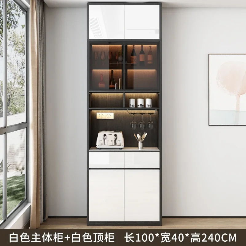 

Tea Bar Wine Cabinet Modern Simple Side High Cabinet Luxury Living Room Dining Room Storage Locker Home Furniture