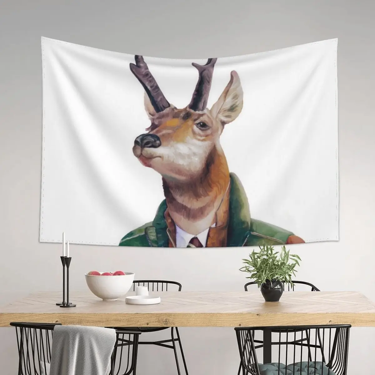 

Pronghorn Deer Tapestry Wall Art Custom Bathroom Decor Bedrooms Decorations Tapestry