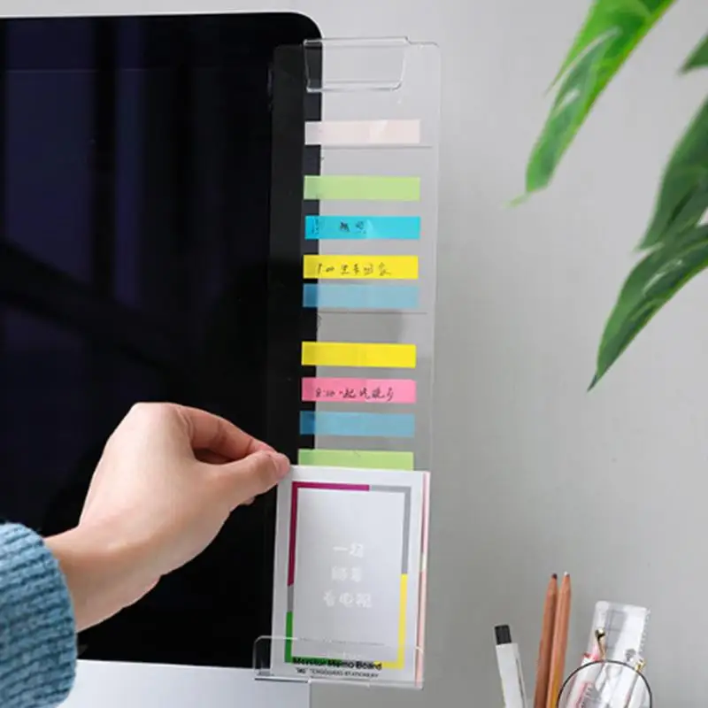 شاشة الكمبيوتر ملاحظات رصد رسالة مجلس شاشة مذكرة مجلس الكمبيوتر مثبت ملاحظة حامل رسالة مذكرة لوحة للمكتب