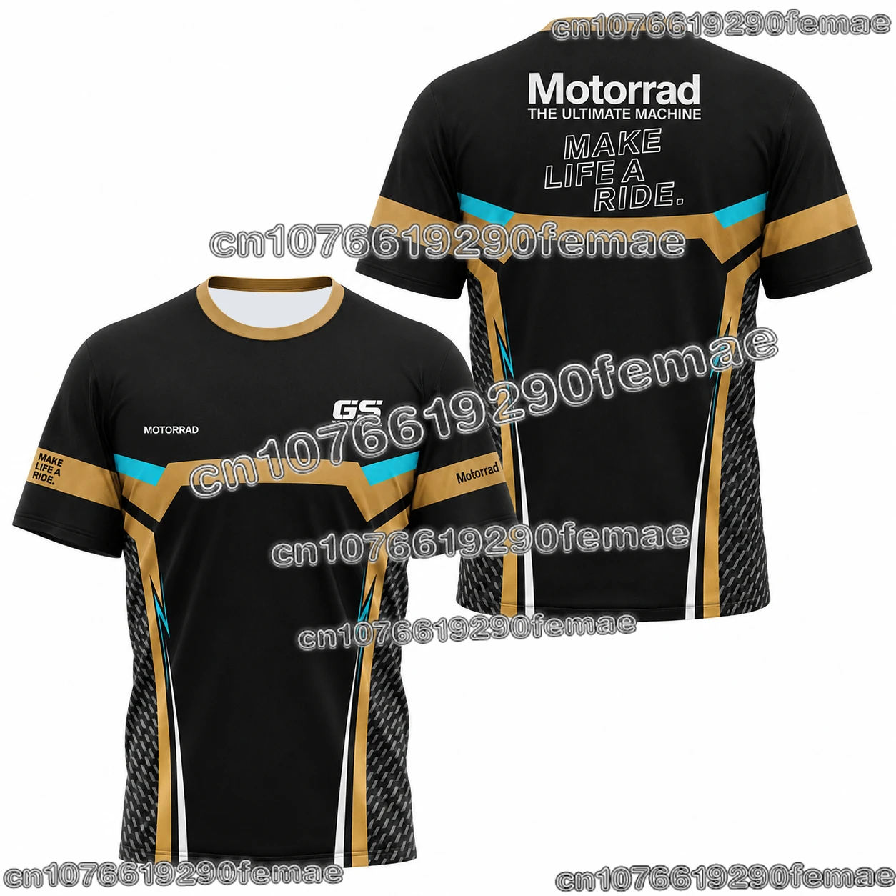 2026 New GS Adventure Motorrad Short Sleeve Riding Apparel T-Shirt, Summer Outdoor Motorcycle Off-Road Adventure Travel Top