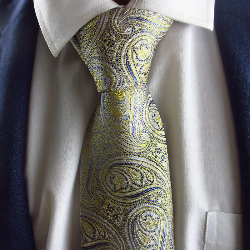 シルクネクタイ男性着用 8 センチメートルネクタイビジネスマリアージュ作業服アクセサリー高密度ジャカード手作り織クラバット