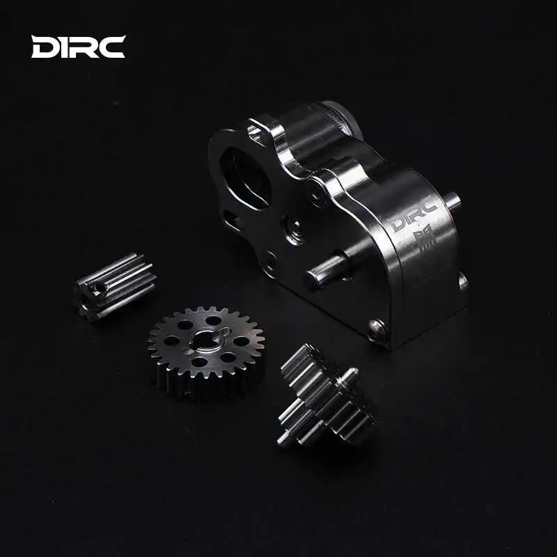 LCG Low Center of Gravity All-titanium Alloy Gearbox for 1/10 RC Crawler Car Traxxas TRX4 Defender Bronco AXIAL SCX10 RC4WD Part