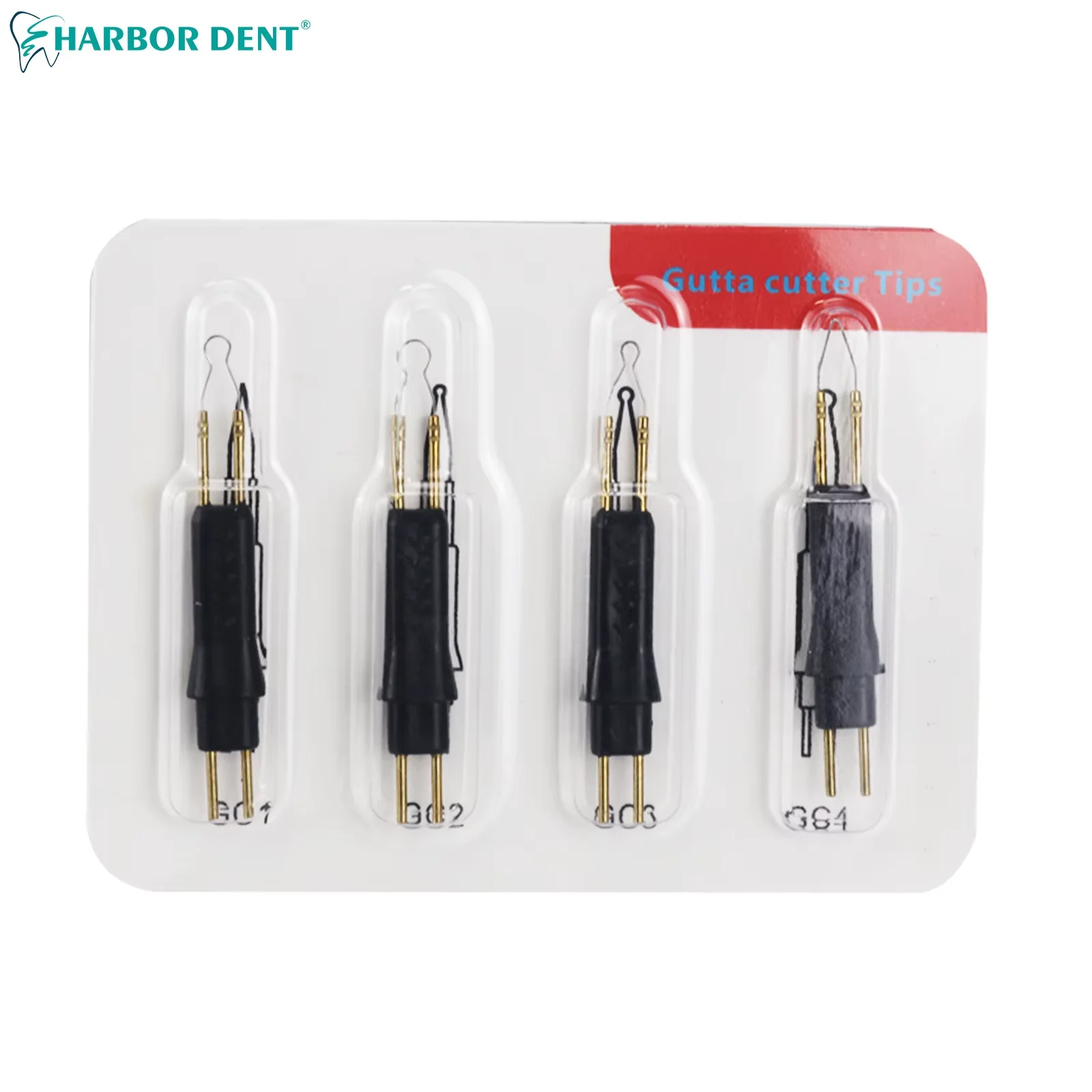 4 sztuki/opakowanie Podgrzewane końcówki do przecinania Gutta Percha do przecinania Gutta Percha do podgrzewania dziąseł