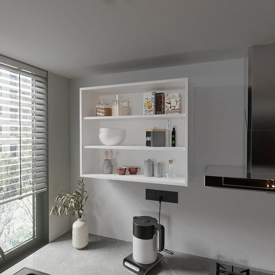 

Floating Shelf Meeker Kitchen White