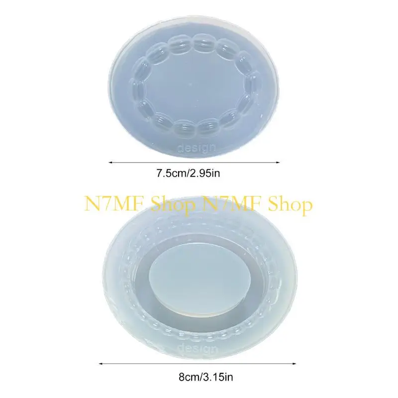 N7MF Oval Mouldant Mould Cake Mould Silicone Mould for Sugarcraft Cake Decoration Chocolate Candy Soap Moulds Home Decors