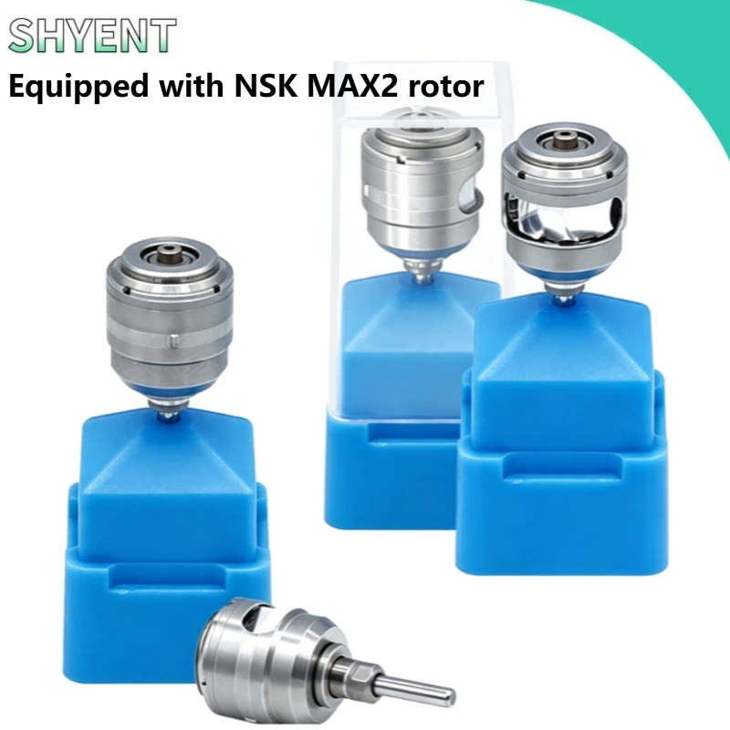 Dental Turbine Rotor Cartridge Ceramic Bearing Compatible with NSK MAX2 High Speed Handpiece Core Replacement Repair Spare Parts