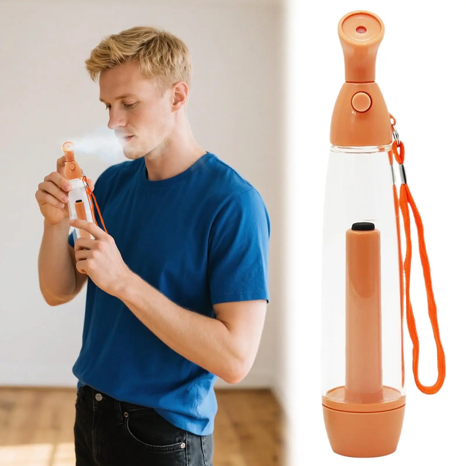 Face Mister Moisturizing Handheld Mist Sprayer Manual Steamer Hydrating Skin Care Tools Portable Humidifier for Home Daily