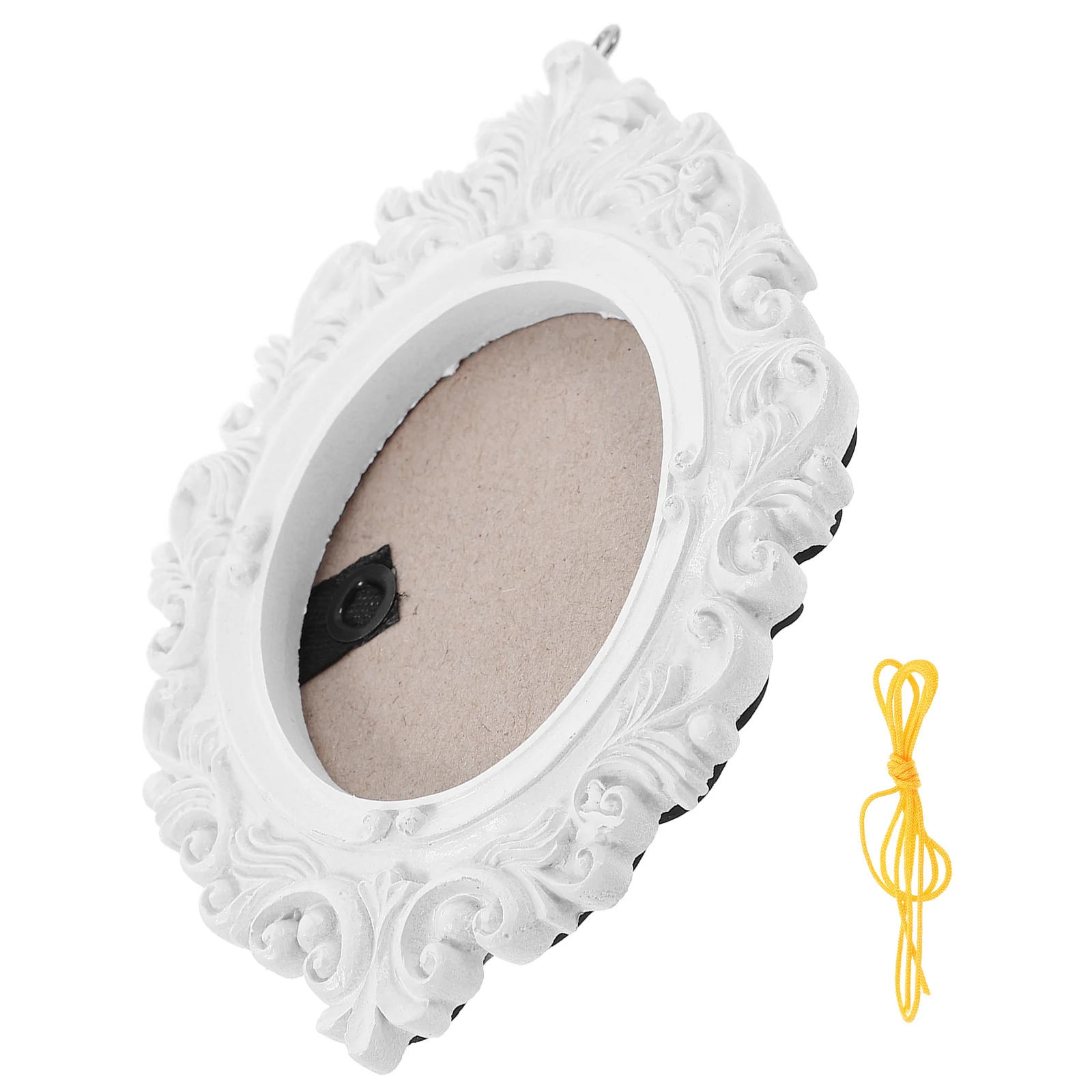 

Christmas Photo Frame Tree Retro 3D Embossed White Hanging Picture Frame Ornament for Xmas Holiday Halloween Party Vintage