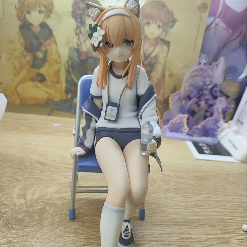 

Blue Archive Iochi Mari Memorial Hall Version Gym Uniform Pvc Figure Anime Girl Computer Case Decoration Collectible Model Gift