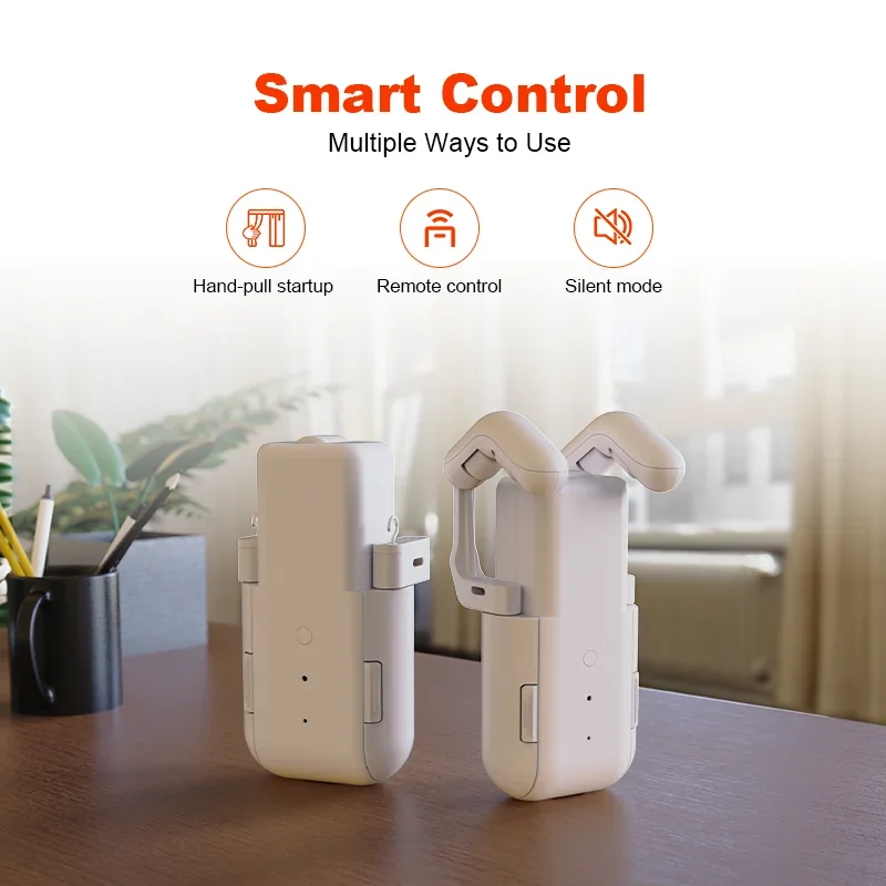 Smart Curtain Motor  WiFi APP  Remote Control Automatic Electric Curtain Driver, Smart Home Automation Curtain System ，For Tuya