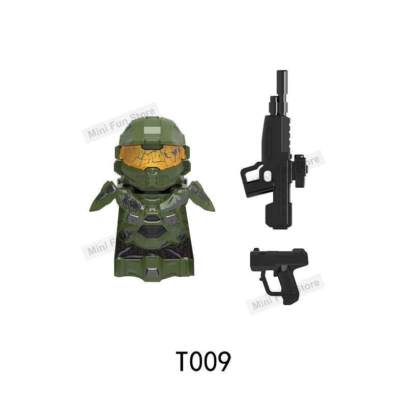 MOC City Special Forces Series Building Blocks Science Soldier Figures Warrior Helmet Armor Gun DIY Accessories Bricks Toy Gifts