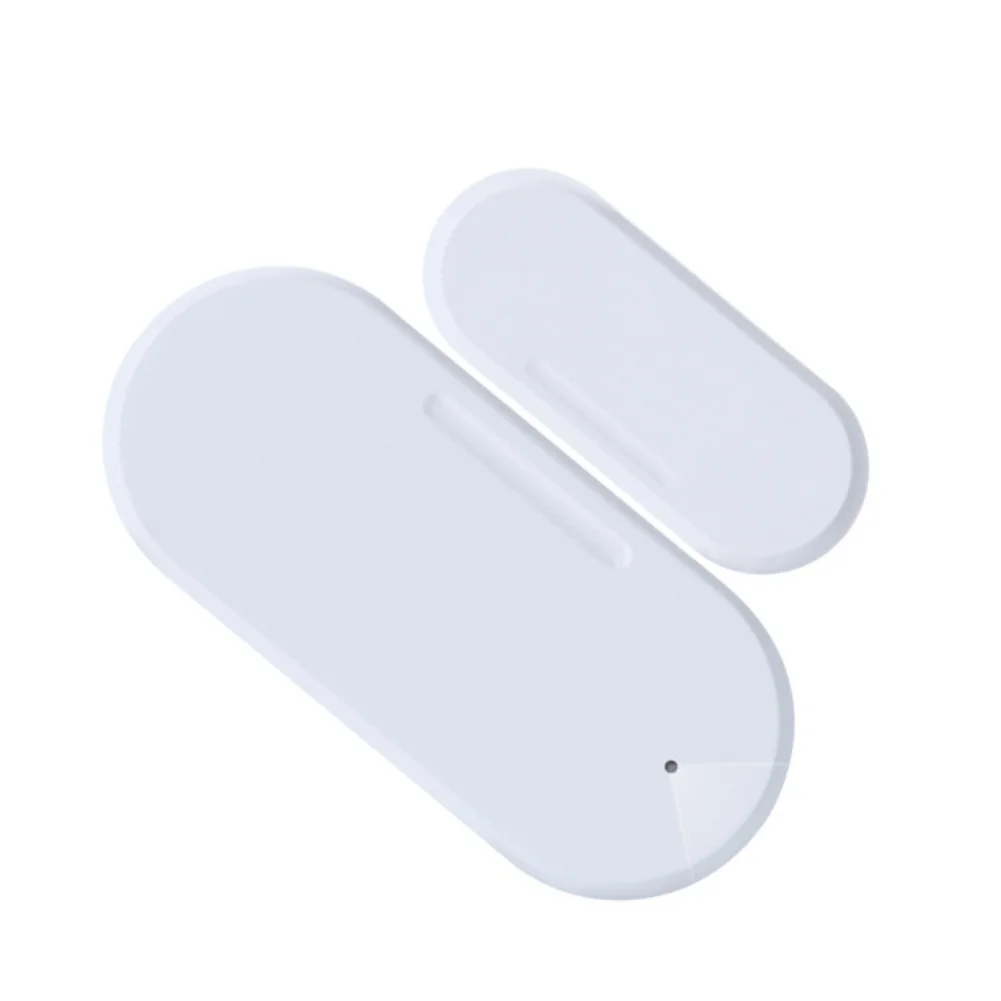 W'hite For Zigbee Door Sensor With Light Sensing For Home Security Automation Real For Smart House Monitoring Device
