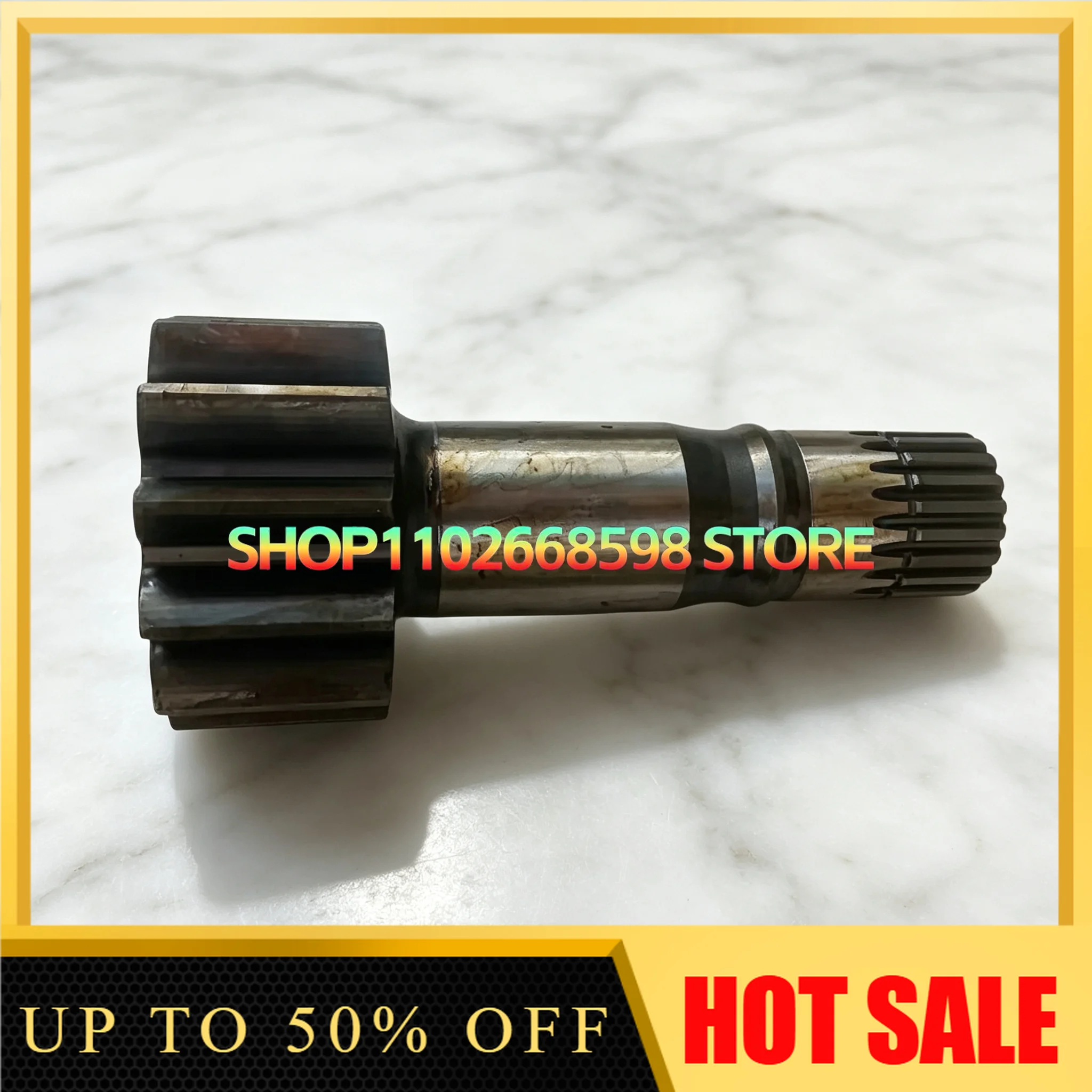 Suitable for EX60-2 Excavator Rotary Motor Gearbox Vertical Shaft Gear 12 Teeth/20 Teeth Length 249MM