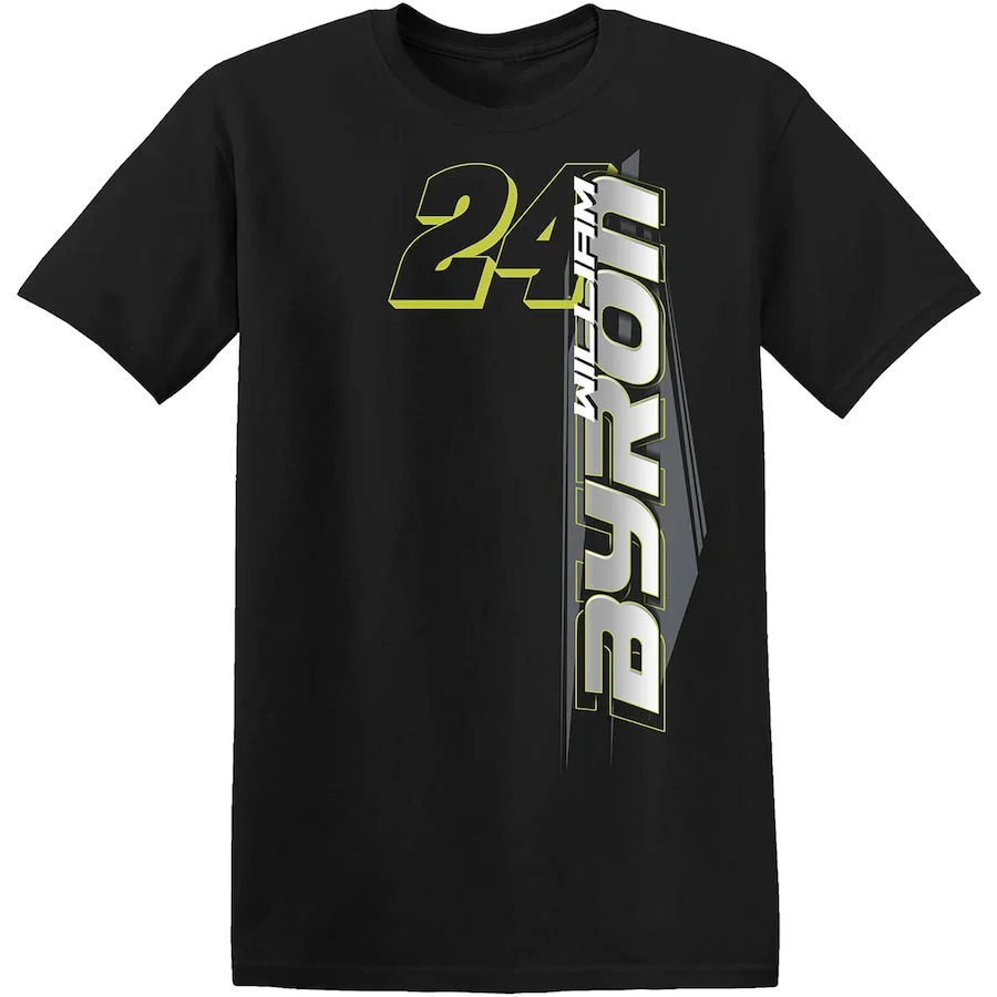 William Byron 24 Motor Sports Racing Men's Athletic Lightweight Cotton Classic Short Sleeve Crewneck T-Shirt Tee Shirt