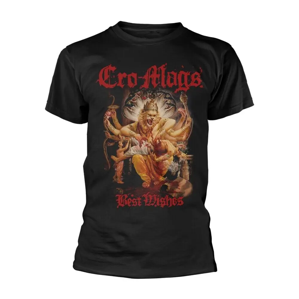 CRO MAGS BEST WISHES BLACK T Shirt Large