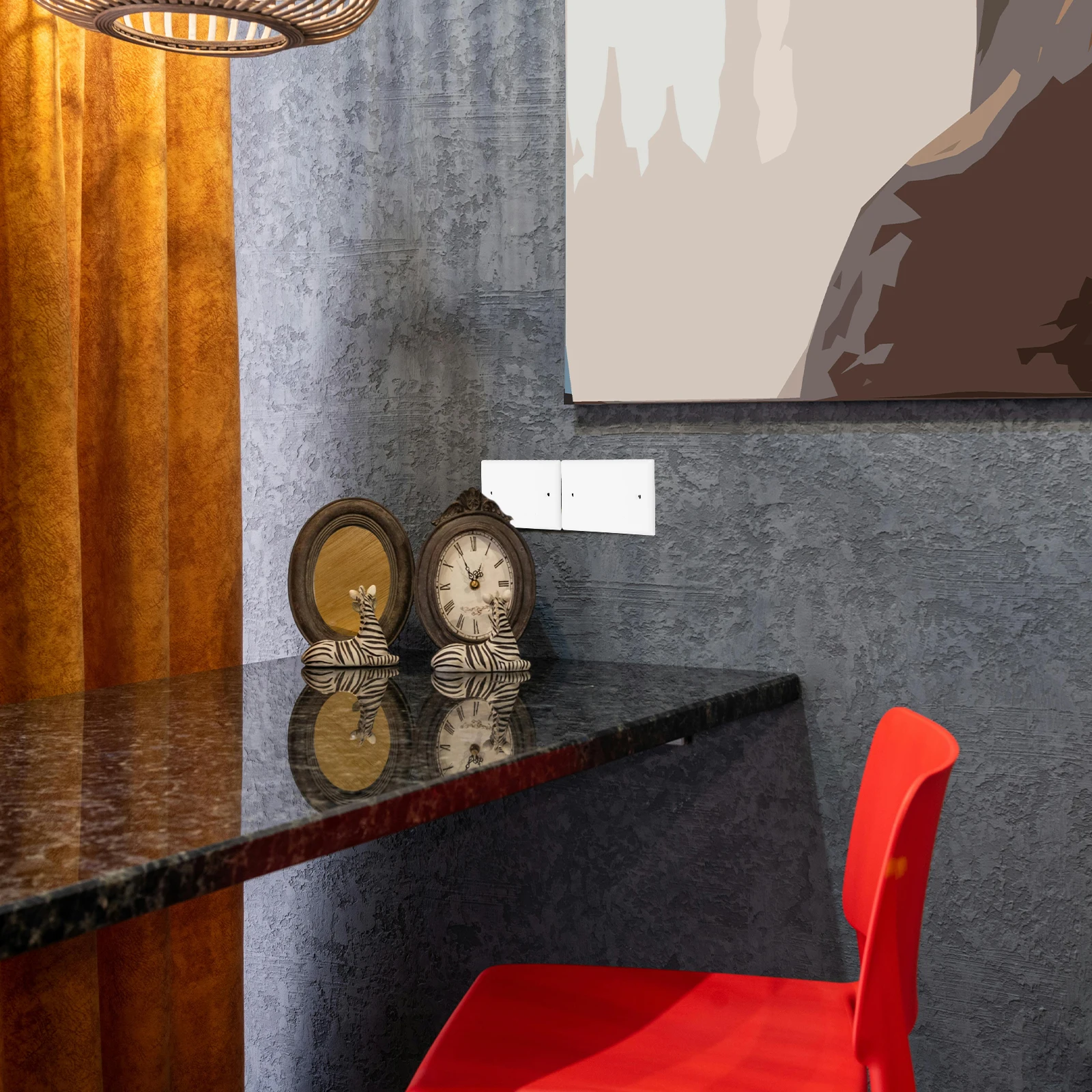 

Plate Cover Plastic Durable Smooth White Standard Single-Gang Cover for Electrical Box Unbreakable Faceplate