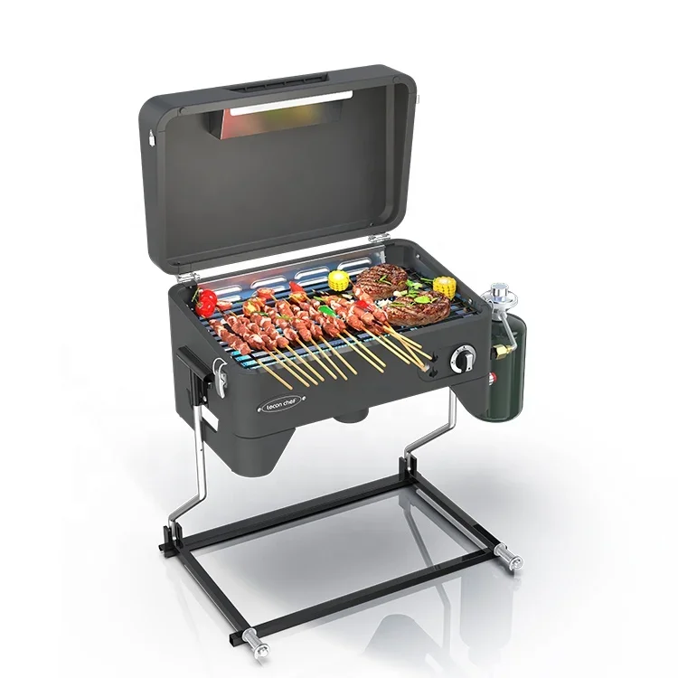 

Portable 3 in 1 Backyard Party Outdoor Camping Barbecue Gas BBQ Grills