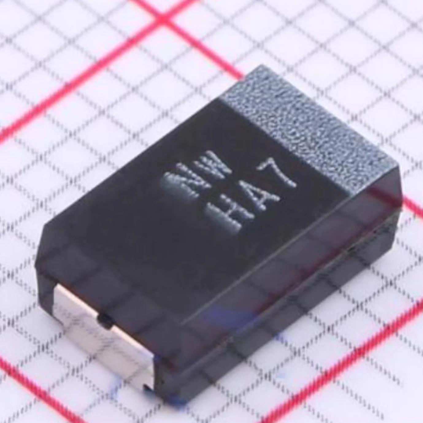 

2917 CASE-D 7343 31 мм Маркировка HA7 Оригинальный черный танталовый конденсатор 50 В ± 20% 10 мкФ 90 мОм CAP TANT POLY 10 мкФ T55D106M050C0090