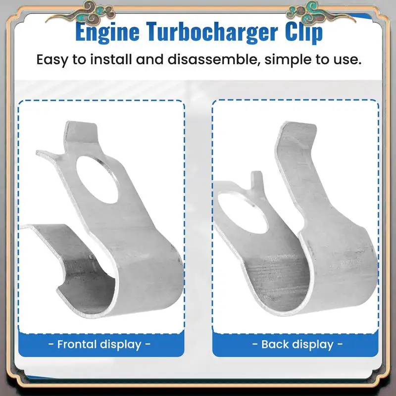 

Reliable-Engine Turbocharger Clip Fastener Kit 06J145220A For Golf Jetta Passat Rattle Repair Car Accessories