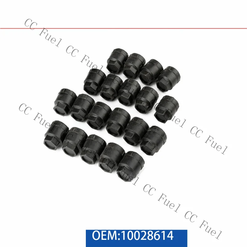C+ 20PCS Wheel Lug Nut Cap Black for Chevrolet Camaro RS GMC Sonoma Buick Pontiac