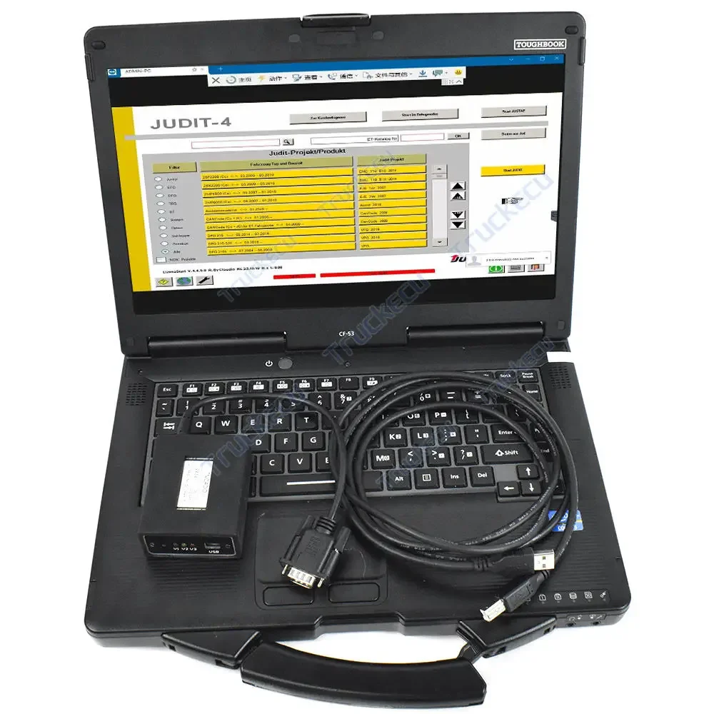 For Judit Incado Box Jungheinrich forklift truck Diagnostic Kit+CF53 Laptop +JUDIT-4 SH Manual ET parts diagnostic tool