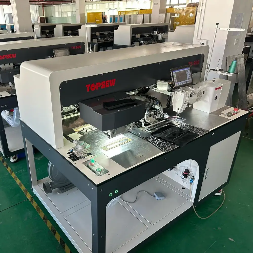 ATV&UTVHigh Efficiency Single Needle High Speed Automatic Welt Pocket Machine with Zipper for Garment Factory (Stainless Steel)