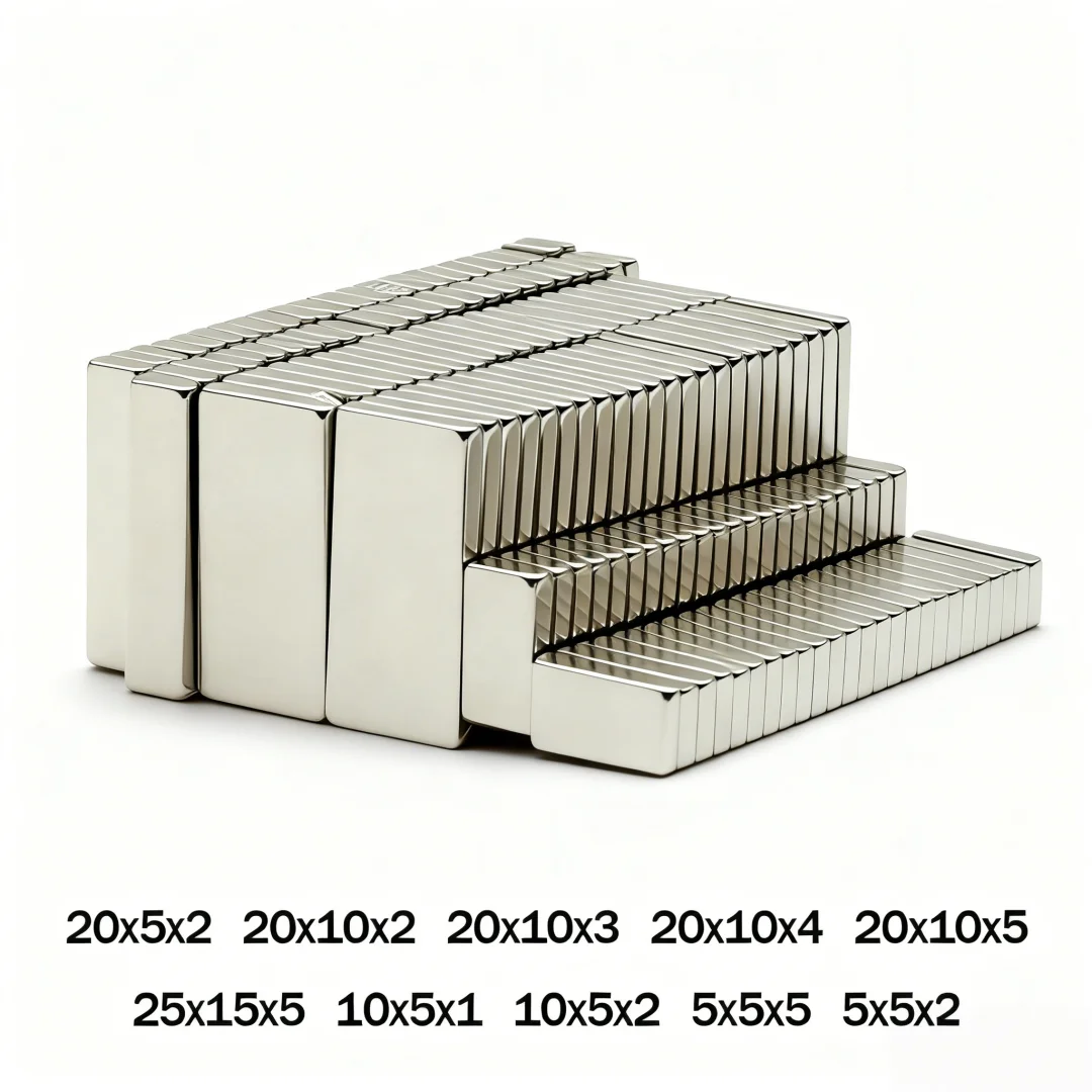 Super Strong Magnet N35 Block Magnetic NdFeB Powerful Neodymium Magnet imanes Refrigerator Magnets ﻿ 20x10x2 5x5x5 20x10x5 mm