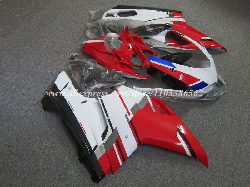 4Gifts New ABS Motorcycle Fairings Kit Fit For Ducati 848 1098 1198 1098s 1198s Bodywork Set Custom Red Blue White