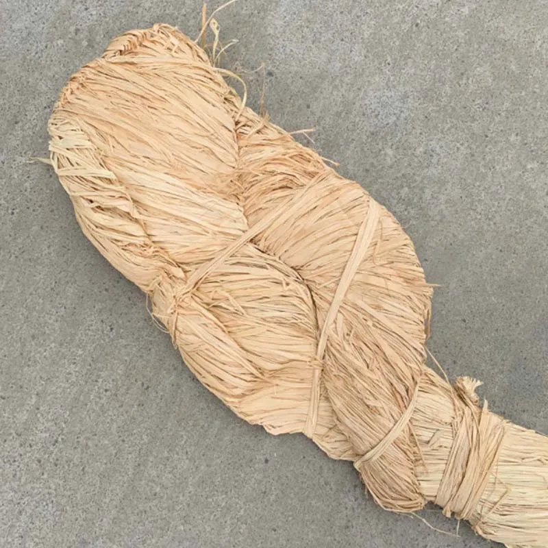 

Natural Real Raffia Straw Handmade DIY Love Grass Wedding Party Box Candy Flower Packing Wine Bottle Decorative Rope Material