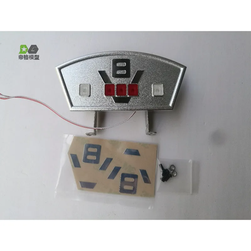 스카니아 트럭 DIY 부품용 RC 1/14 자동차 쉘 버클 라이트