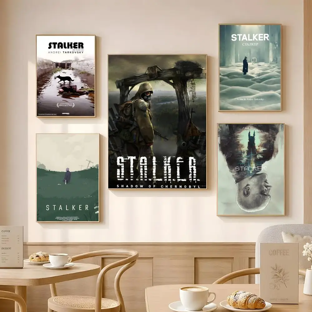 Movie Stalker Poster Poster Self-adhesive Art Waterproof Paper Sticker Coffee House Bar Room Wall Decor
