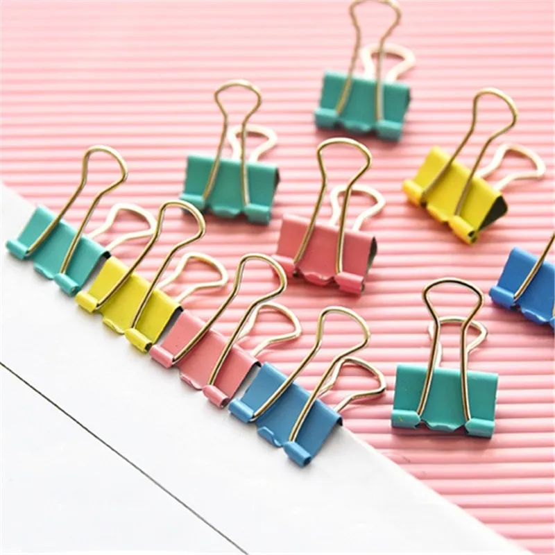 Metal Binder Clips para Papelaria Escolar, Material de Escritório, Ligação Securing Clip, Notas, Carta, Papel, Prod, Livro, 19mm, 250Pcs, Conjunto