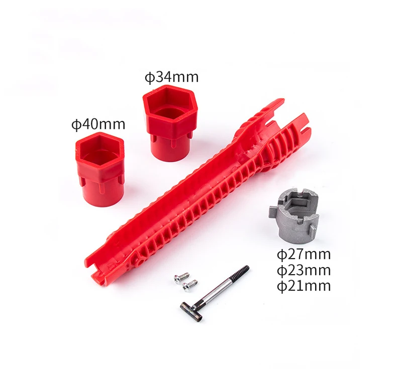 Imagem -06 - Encanamento Anti-slip Chave Flume Wrench Multifuction Faucet Instalação de Reparo Pia Banheiro Conjunto de Ferramentas Manuais 12 em 1