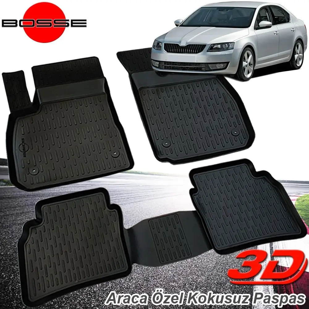 For Skoda Octavia Doormat 3D Pool 2013-2017 10.ay Inter BOSSE