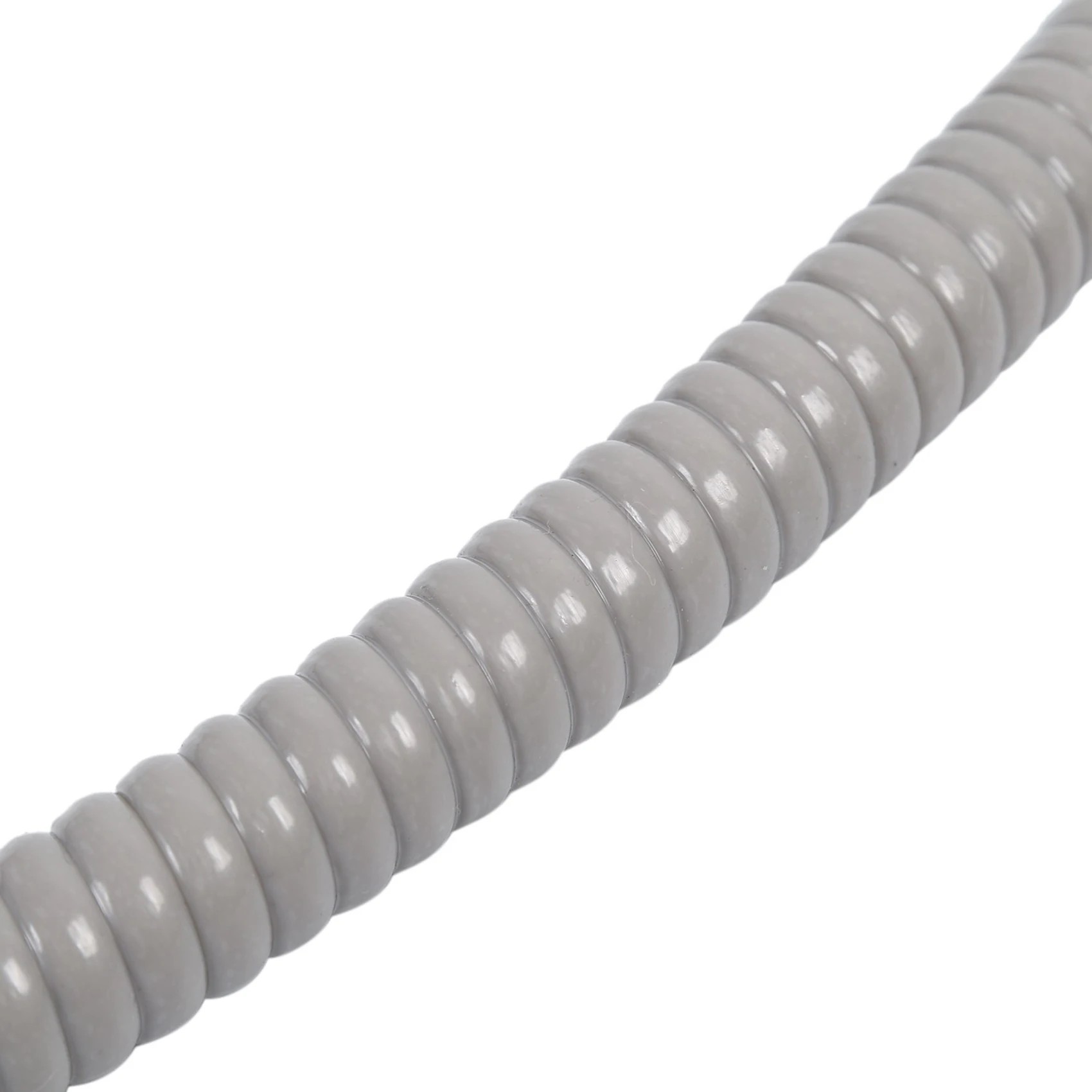 SEWS-2Pcs Plastic Water Drain Pipe Hose 60Cm Long For Air Conditioner Gray