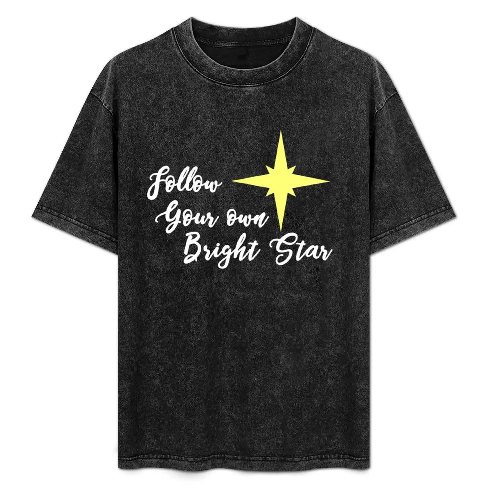 

Follow Your Own Bright Star T-Shirt Work Wear Short Sleeve T-Shirt