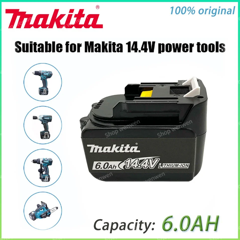 

Makita Original 14.4V 6.0Ah Rechargeable Battery LED indicator light suitable for BL1430 BL1415 BL1440 BL1460 196875-4 194558-0