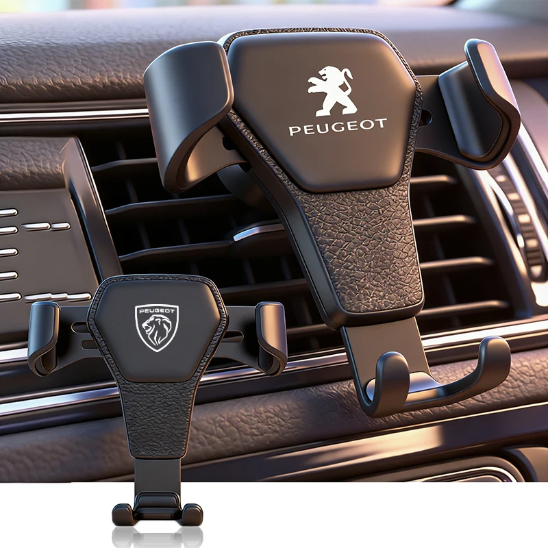 Schwerkraft-Auto-Handyhalterung für Lüftungsschlitze, GPS-Ständer, Zubehör für Peugeot 301 406 208 3008 308 2008 207 508 407 307 408 5008 4008 6008