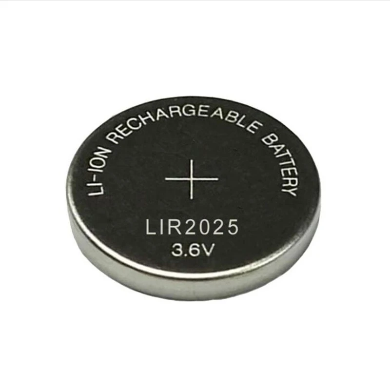 5PCS/LOT LIR2025 2025 New Rechargeable Battery 3.6V Lithium Rechargeable Battery