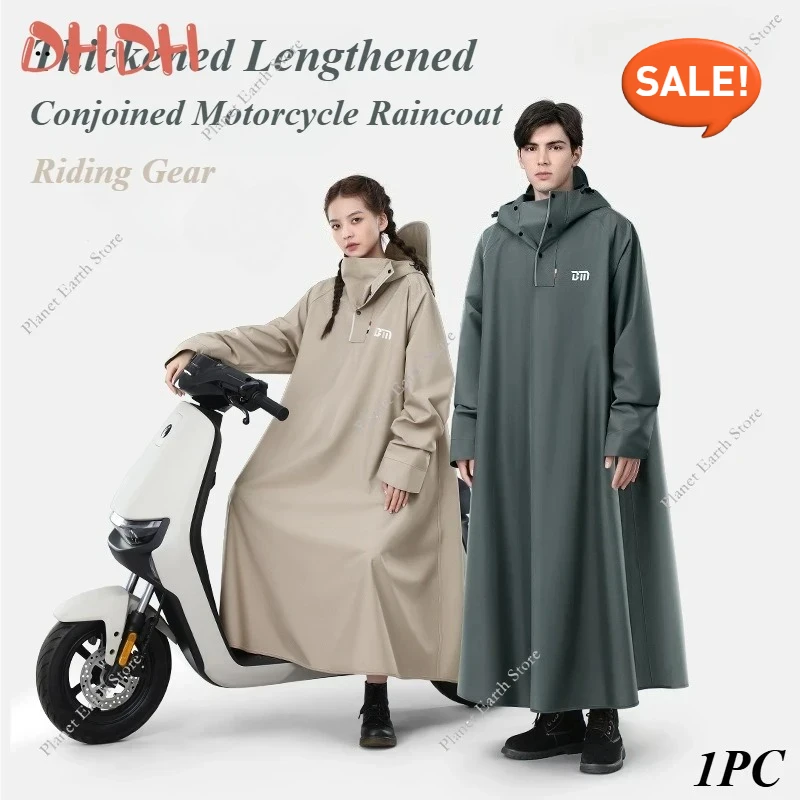 

2025 Premium Motorcycle Raincoat Full Body Waterproof Riding Jacket for Adults Electric Bike Windproof Rain Suit