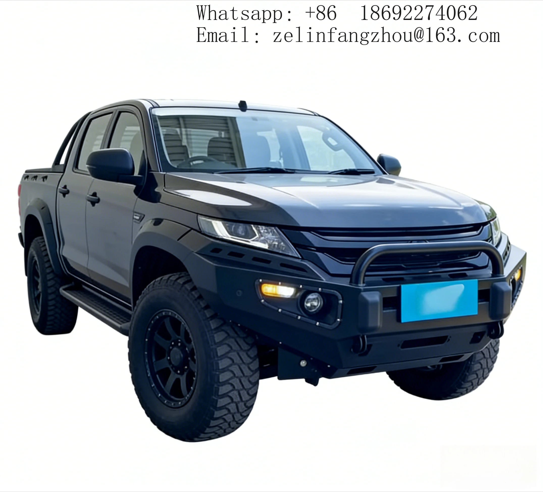 

ABS Matte Front Bumper w/ 2 LED Fog Light Cut-Outs Bolt-On Fit For RAM 1500 2011-2018 Off-Road Heavy Duty