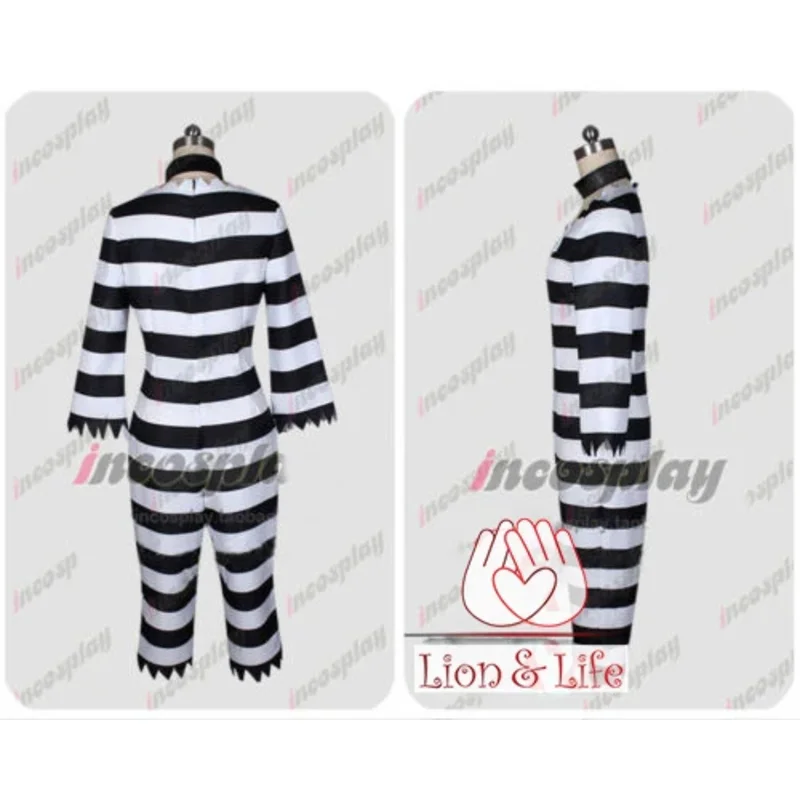 Nanbaka Jyugo No.15 Prison Clothes Cosplay Costume Full Set with Accessories OI7802